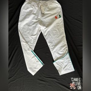 Official University Of Miami Adidas Parley Pants